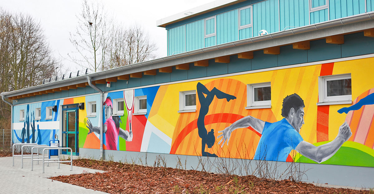 Sporthalle Möllner Straße in Lichtenhagen